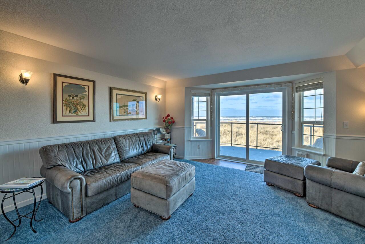 Eagles View Condo In Ocean Shores With 3 Balconies Exteriér fotografie